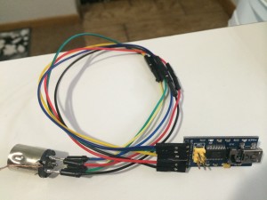 Homebrew 6 pin din to USB cable